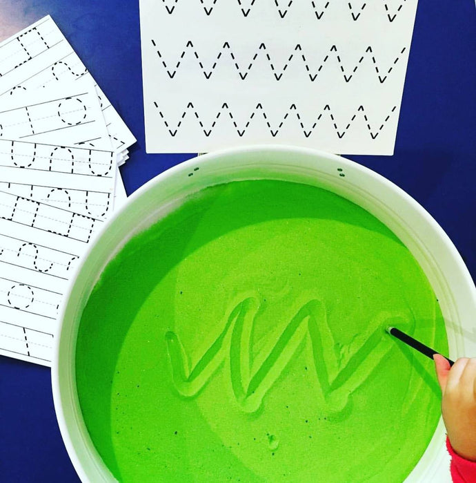 Learning to Write on Coloured Sand: Developing Pre-Writing Skills