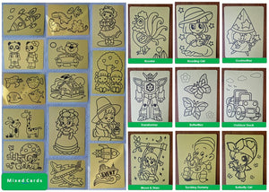 A4 Sand Art Cards
