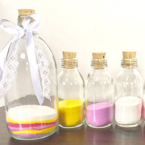 Bottle Sets Including Sand (From 2 to 8 People)
